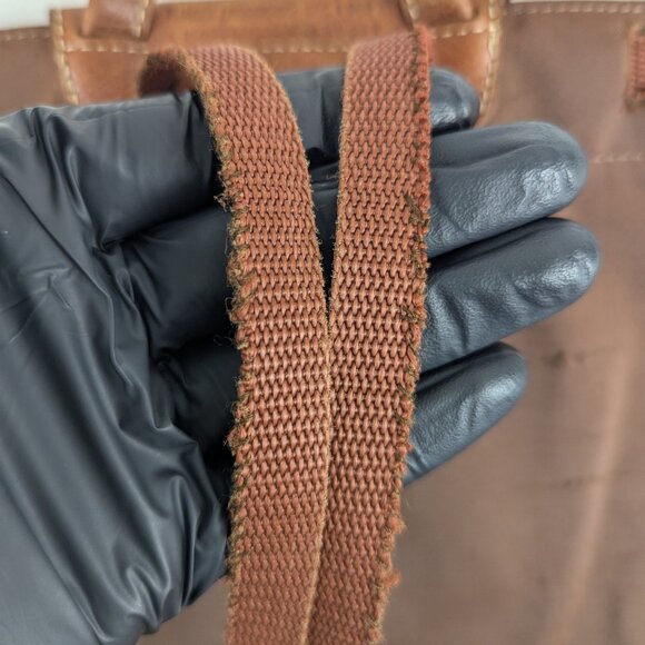 Longchamp Paris Nylon Bag Brown Backpack – Authentic Le Pliage, Ready to Ship! - Picture 12 of 15